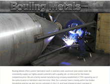 Tablet Screenshot of boulingmetals.com